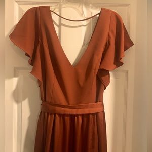 David’s bridal bridesmaid dress